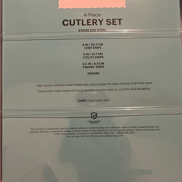 Martha Stewart Everyday 4-piece Cutlery Set - Picture 2 of 3